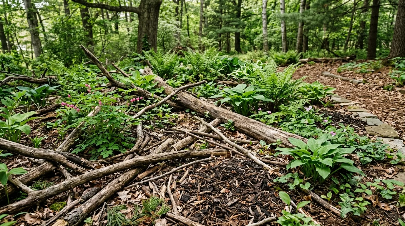 Fallen Branches and Natural Mulch